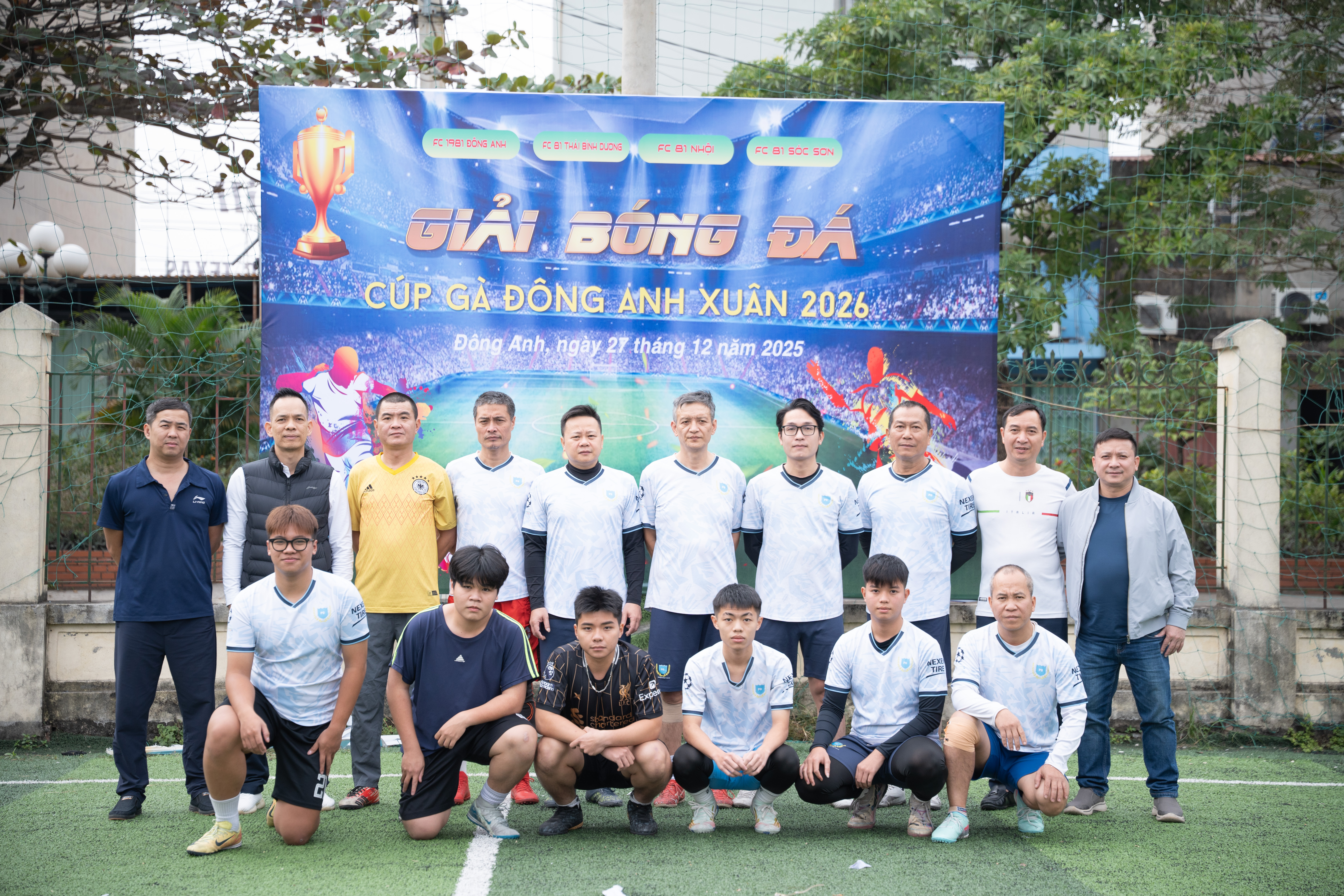 FC Thái Bình Dương – Hành trình giao lưu, gắn kết và lan tỏa tinh thần doanh nghiệp tại Giải Bóng Đá Tứ Hùng 1981 Đông Anh 2025